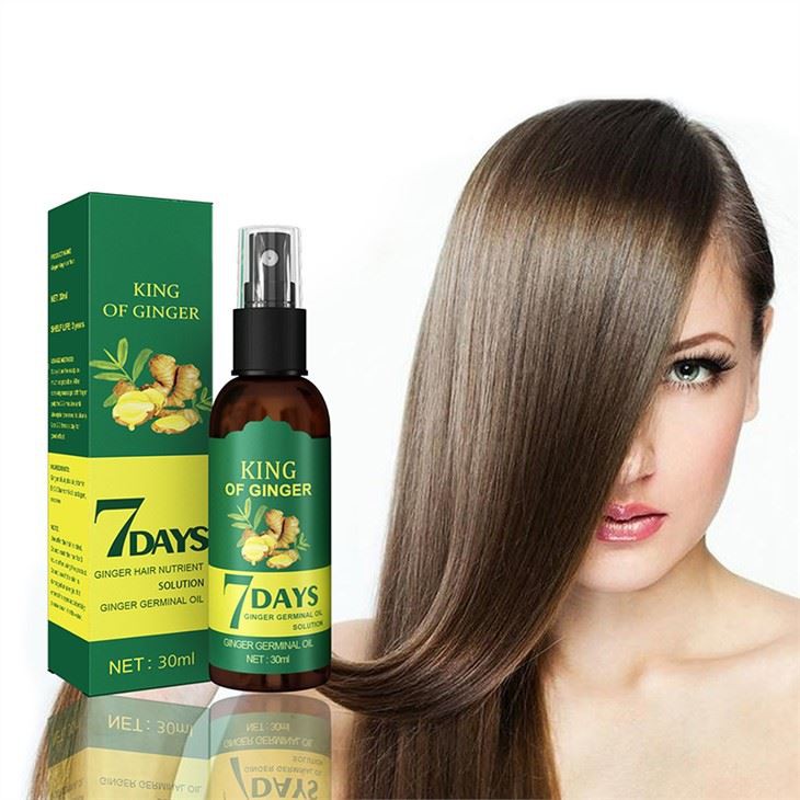 Билков спрей с масло от джинджифил за грижа за растежа на косата