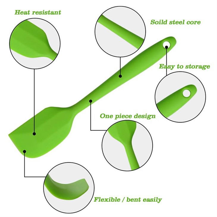 Heat-resistant Silicone Kitchen Spatula