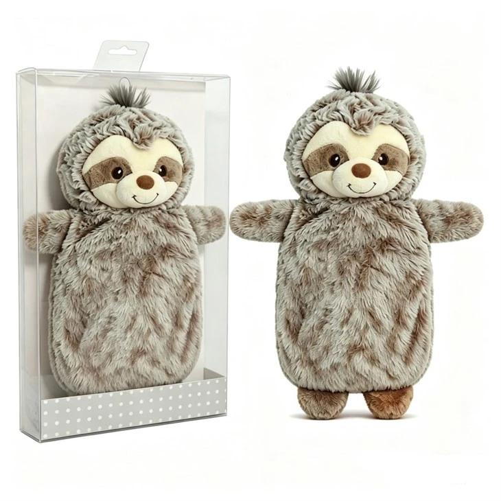 Cute Sloth Plush Toy Animal Hot Water Bag Cover